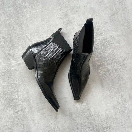 COPENHAGEN SHOES THE WALKING BOOT - LEATHER Stiefel 0001 BLACK