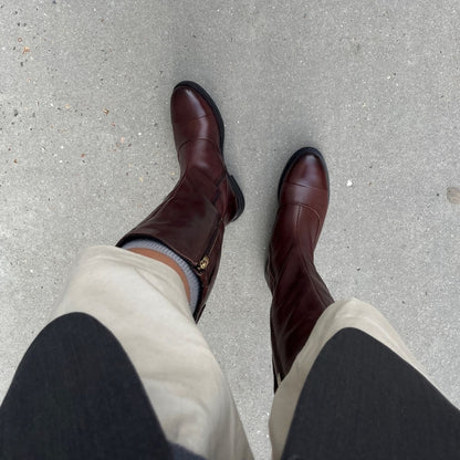 COPENHAGEN SHOES WHEN WE BREATHE Long boot 0012 BROWN