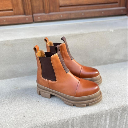 COPENHAGEN SHOES YOU AND ME LOW Stiefel 0241 COGNAC
