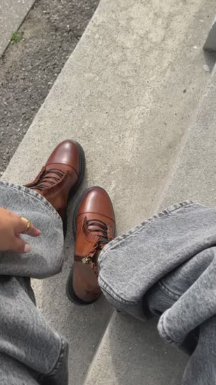 COPENHAGEN SHOES THE PRETTY COLLECTION Stiefel 0241 COGNAC
