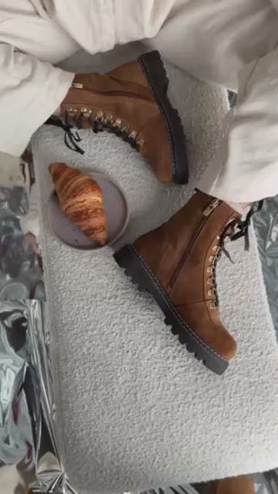 COPENHAGEN SHOES LIVING LIFE Stiefel 148 Cognac suede